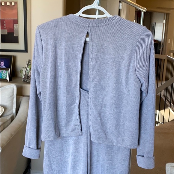 TopShop Striped open back dress - Picture 4 of 4